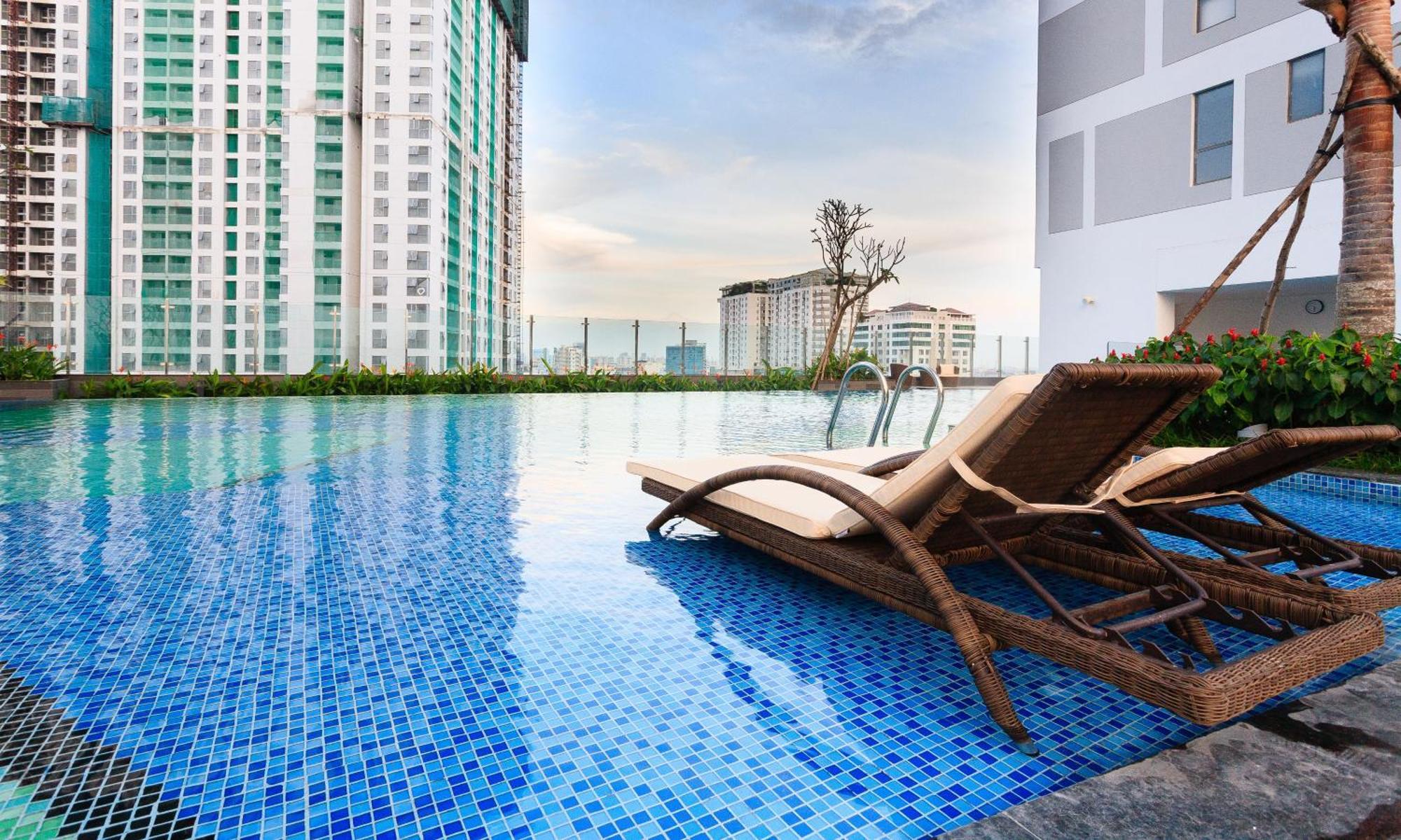 Cbd Rivergate- Infinity Pool Signature Ho-Chi-Minh-Stadt Exterior foto